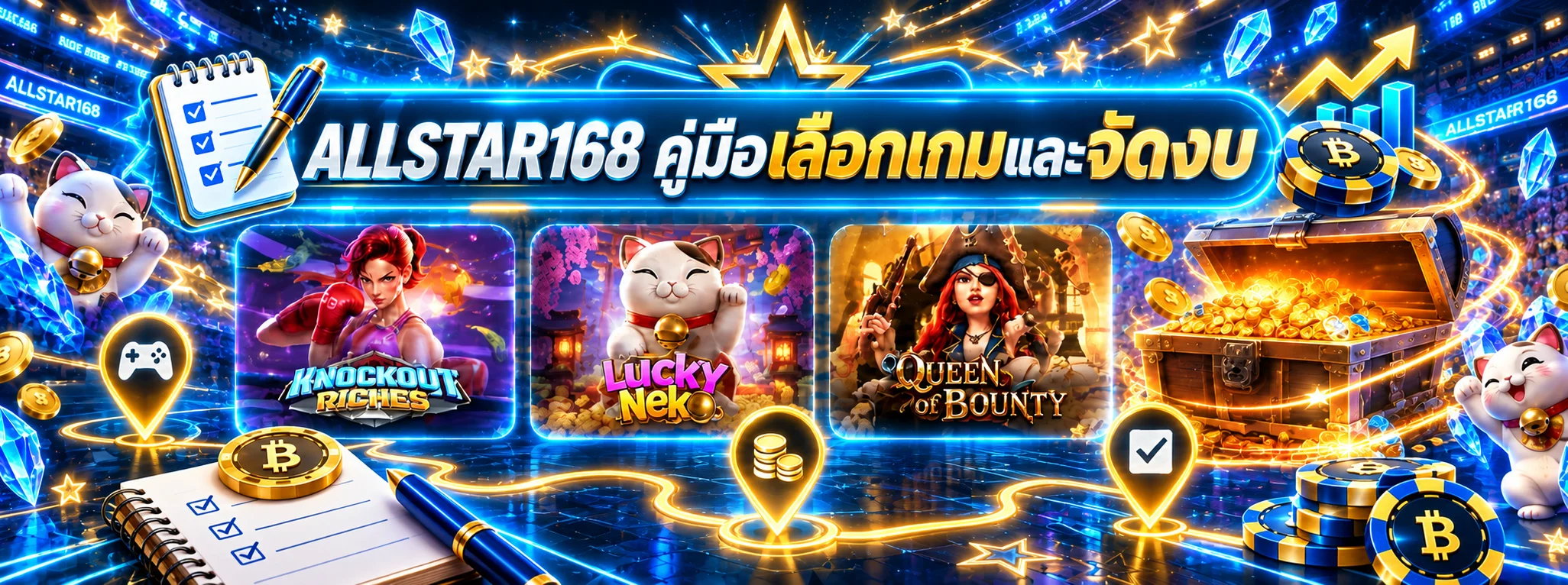 ALLSTAR168 คู่มือเลือกเกมและจัดงบสำหรับมือใหม่